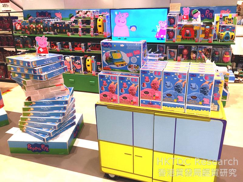 Photo: Licensed toys displayed in a Bangkok department store. (1)