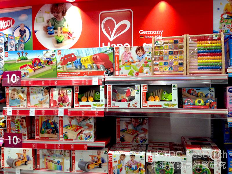 相片: 马来西亚一家百货公司展示的学前儿童玩具(2)。