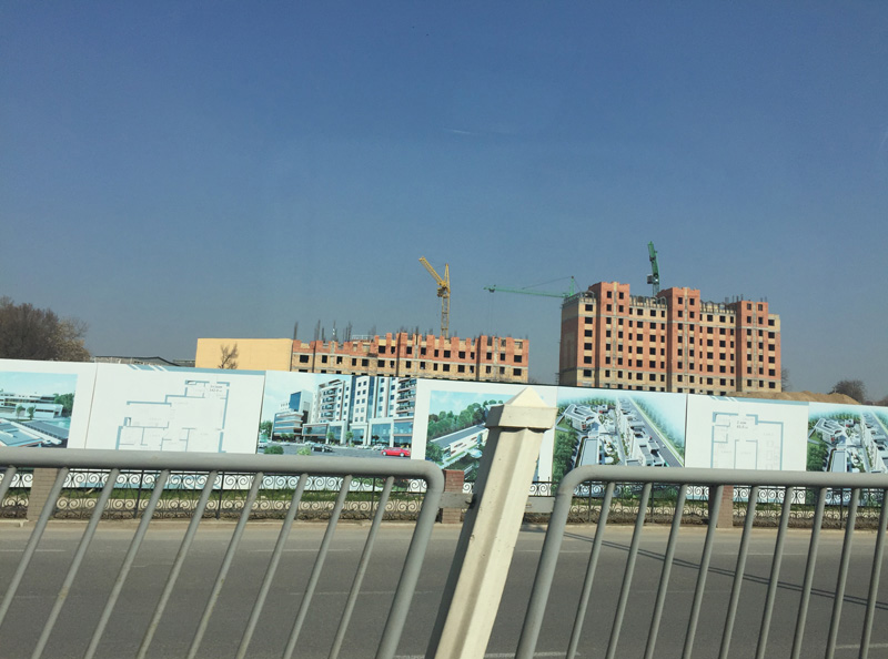 Photo: Construction site of Tashkent City. Photo: Construction site of Tashkent City.