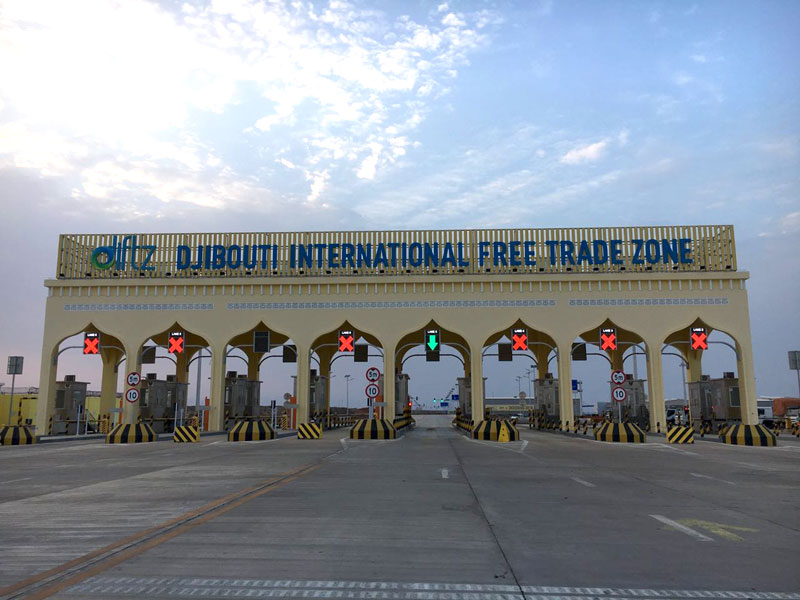 相片: 吉布提国际自由贸易区。 