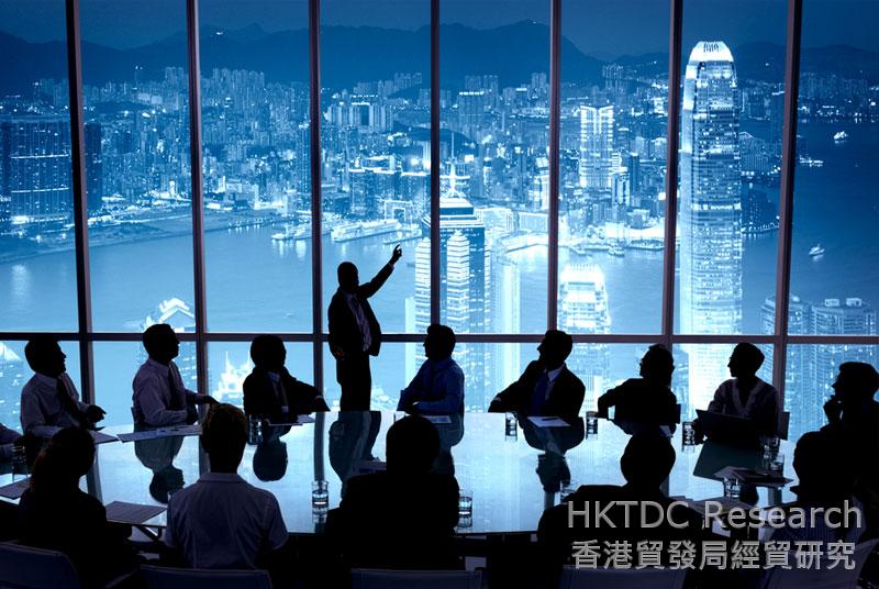 相片：香港是內地企業尋找專業服務支援的重要平台。