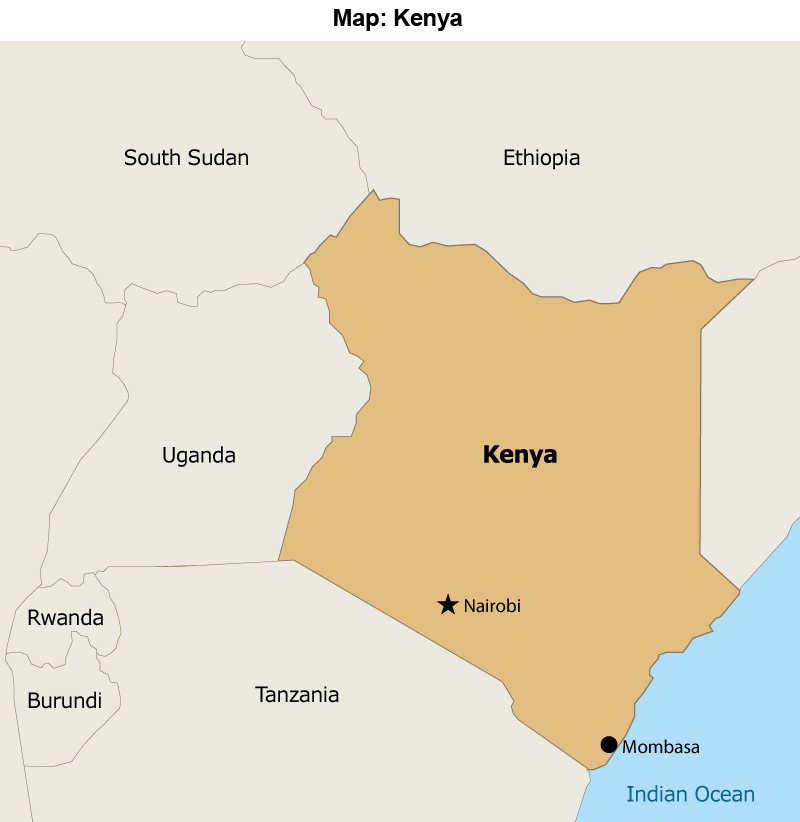 Map: Kenya
