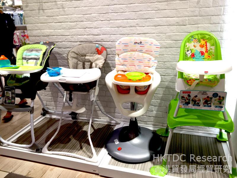 Photo: Baby highchairs from foreign brands