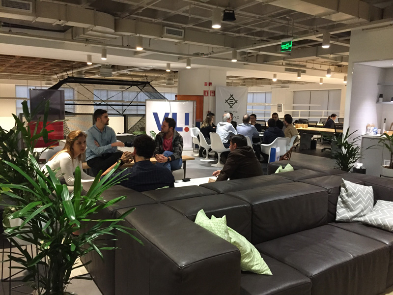 Photo: The co-working space, CUBO, established by the US-based Redpoint Ventures and Brazilian Bank.