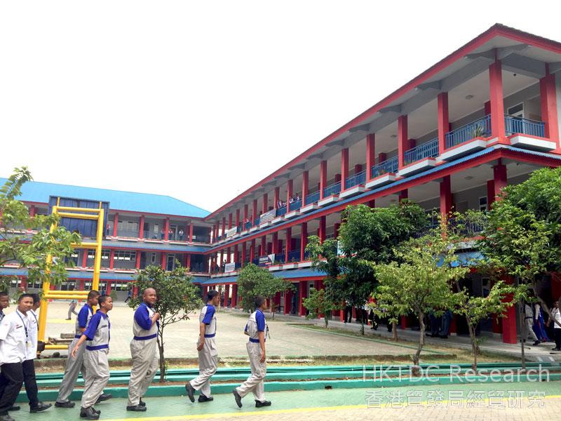Photo: A vocational school in MM2100 Industrial Town.