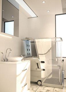 HKTDC Hong Kong International Medical Devices and Supplies Fair Human Washer's Sit and Shower Device HKTDC Hong Kong International Medical Devices and Supplies Fair Human Washer's Sit and Shower Device