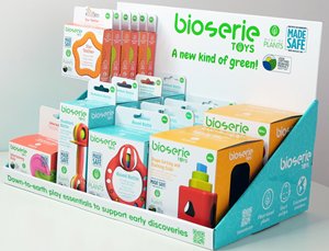 Display von Bioserie für Händler Display von Bioserie für Händler