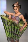 An elaborate number by Chinese mainland haute couture designer Guo  Pei