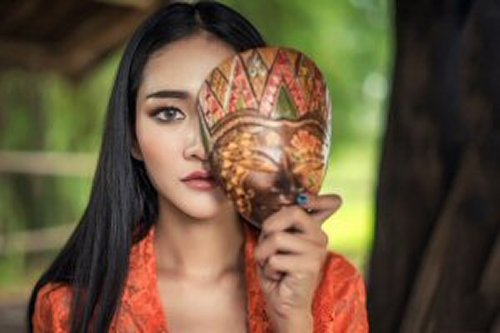 Woman in Bali Woman in Bali