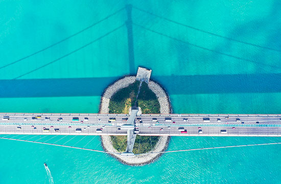 海上投影