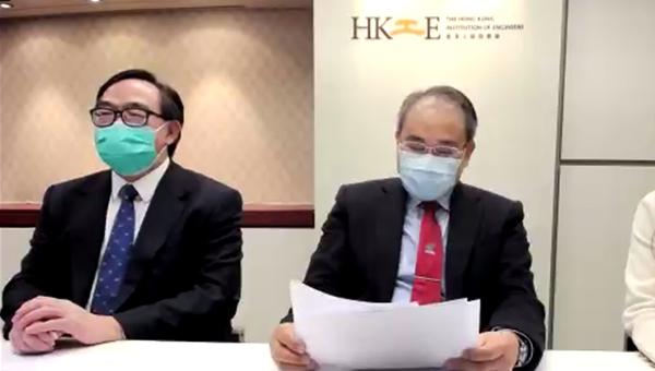 卢伟国议员(左)源柏梁教授工程师(右) 卢伟国议员(左)源柏梁教授工程师(右)