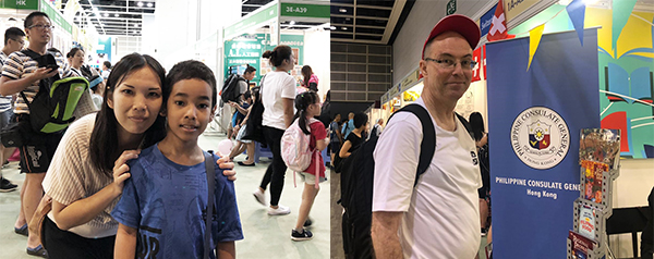 左圖:陳小姐和兒子, 右圖:Ellison Martin 左圖:陳小姐和兒子, 右圖:Ellison Martin