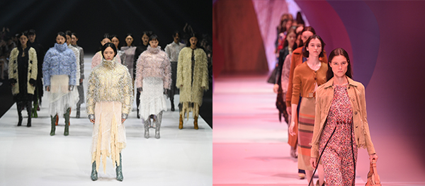 左起:ANAÏS JOURDEN, ALTUZARRA 左起:ANAÏS JOURDEN, ALTUZARRA