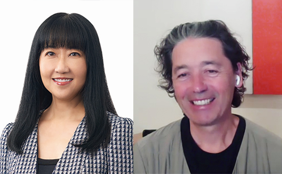 左起:方舜文,Bryan Meehan 左起:方舜文
