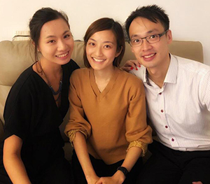 Good Wills founder and CEO Amy Kwan (left) with clients