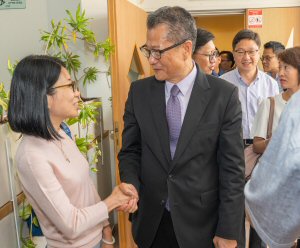 Elsa Wong (left) and Paul Chan Elsa Wong (left) and Paul Chan