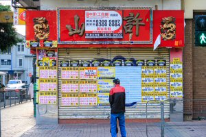 Many businesses have shut as footfall disappears