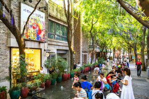 The Lingnan Tiandi attraction in Foshan Ancestral Temple area