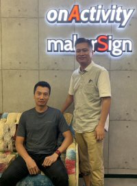 onActivity Limited Co-founders Falcon Tam (left) and Kelvin Lam