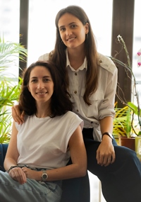 Myriam Tzinmann-Rebibo and Lucie Veron Myriam Tzinmann-Rebibo and Lucie Veron