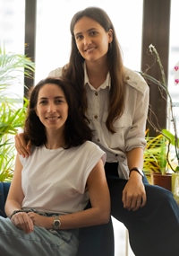 Myriam Tzinmann-Rebibo and Lucie Veron