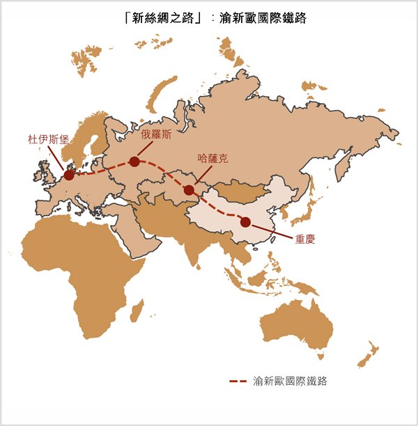 图「新丝绸之路:渝新欧国际铁路